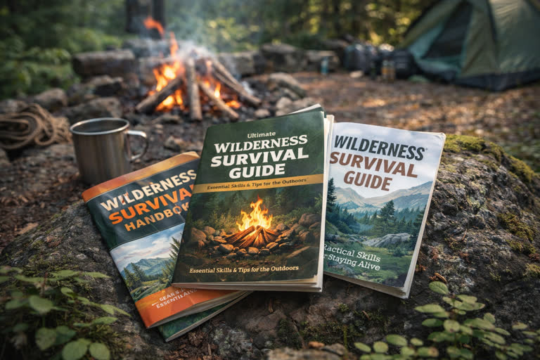 Wilderness survival guides — fire, shelter, water, navigation and first aid