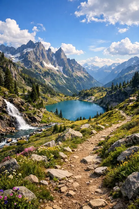 Planning a hiking trip with destination, dates and terrain